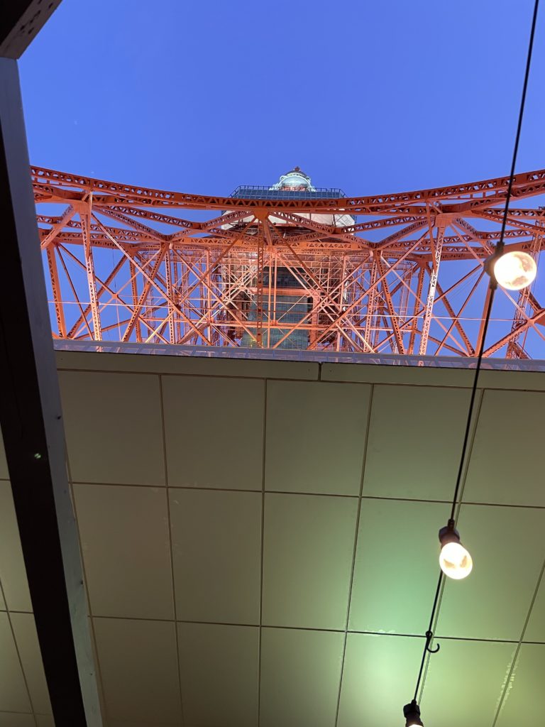 頂点ハイボールガーデンから見た東京タワー