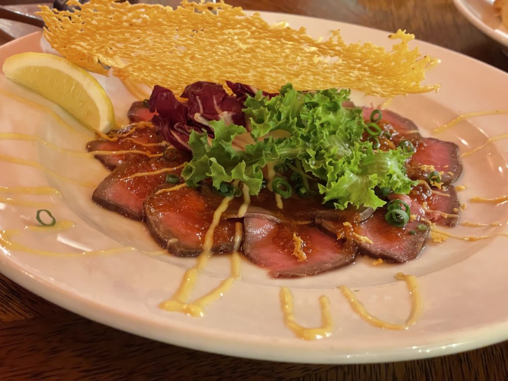 牛肉のたたき（ロースとビーフ）